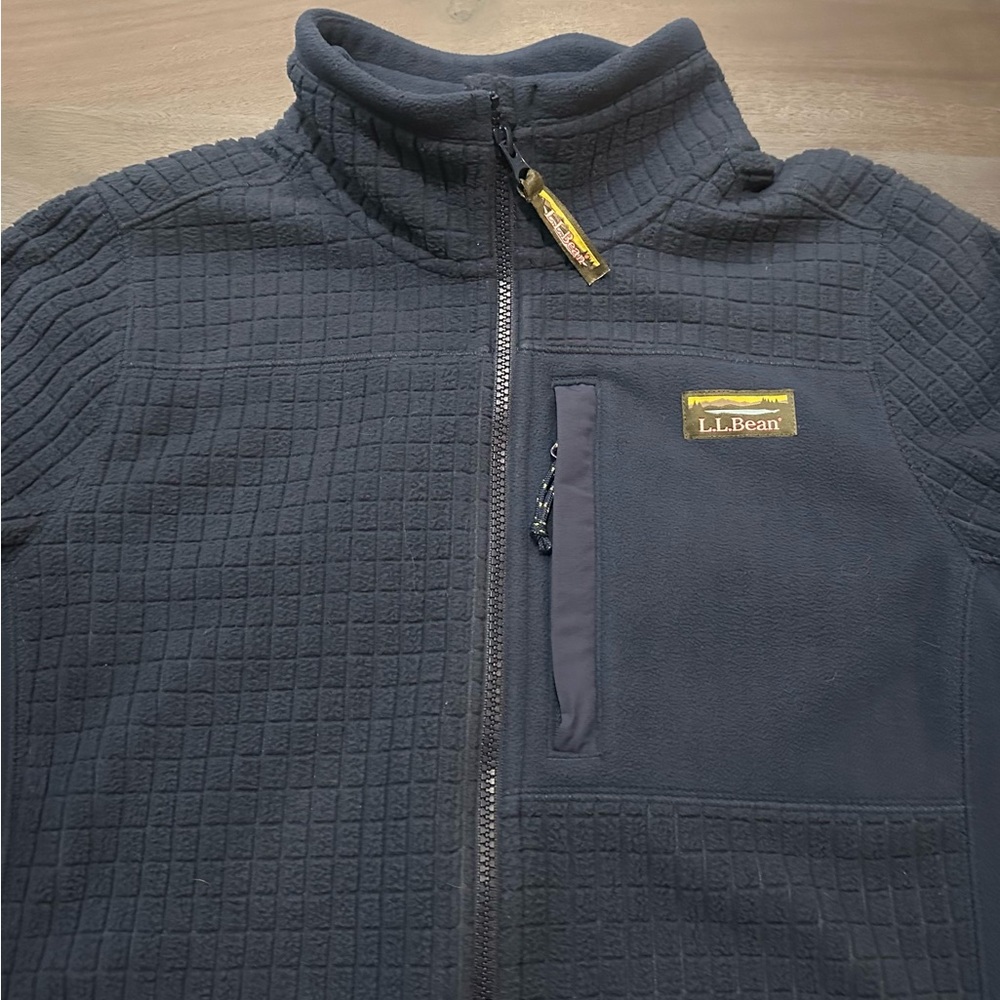 L.L.Bean Women's Mountain Classic Windproof Fleece Jacket - Navy, Medium - Picture 6 of 10